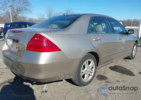 2006 Honda Accord 2.4 Ex из США, поврежденный, VIN 1HGCM568X6A140671